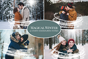 Magical Winter photo overlays, a Layer Style Add-On by BrownLeopard (Thumbnail 1 of 6)
