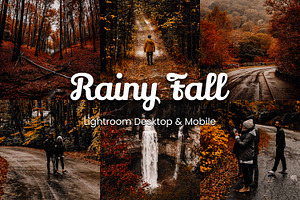 30 Rainy Fall Lightroom Collection, a Preset Add-On by 3Motional