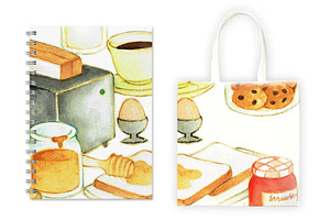 Breakfast Illustration