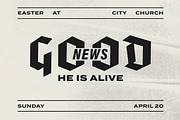Easter Sunday Church Graphics, a Presentation Template by Blue River Studio (Thumbnail 1 of 6)