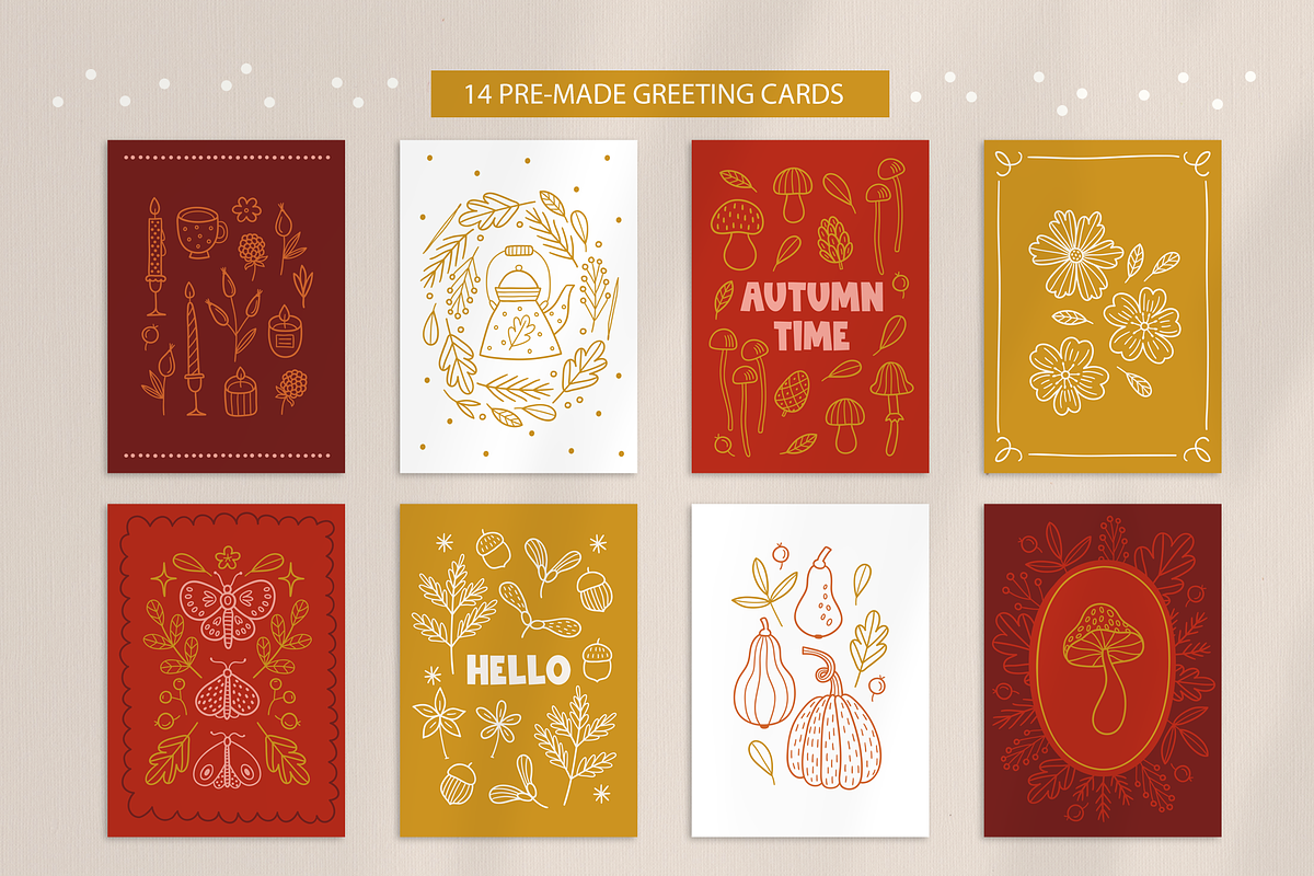 Autumn Charm Kit, a Seasonal Illustration by miumiu (Photo 10 of 15)