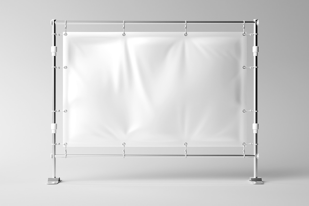 High Quality Banner Mockup Design, an Advertising Mockup by Artnivora.Std (Photo 3 of 6)