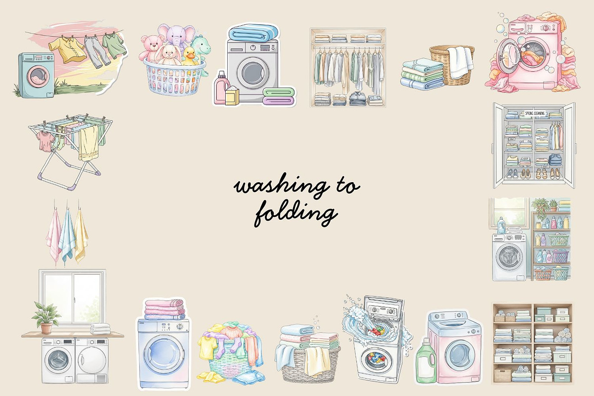 Cleaning Goodnotes Stickers, a Decorative Illustration by ikarifq shop (Photo 5 of 7)
