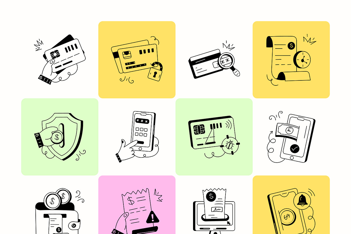 Credit Card and Payments Icons, a Solid Icon by Prosymbols (Photo 6 of 8)