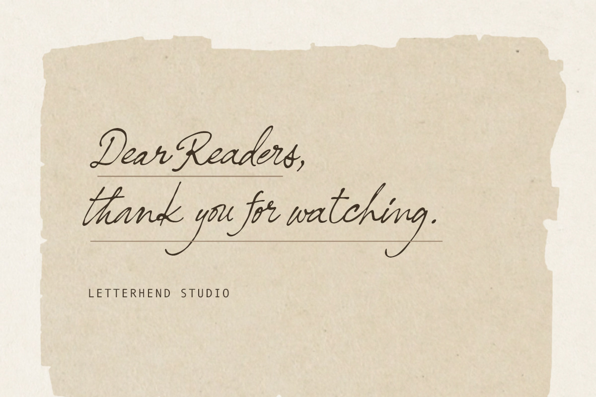 Nostalgic Words Vintage Signature, a Script Font by Letterhend Studio (Photo 9 of 10)