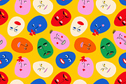 Funny Easter Patterns, a Pattern Graphic by Art's and patterns (Thumbnail 4 of 11)