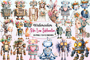 Robo Love Clipart Sublimation, a Graphic by CitraGraphics (Thumbnail 1 of 4)