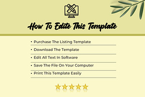 Pricing Table Template