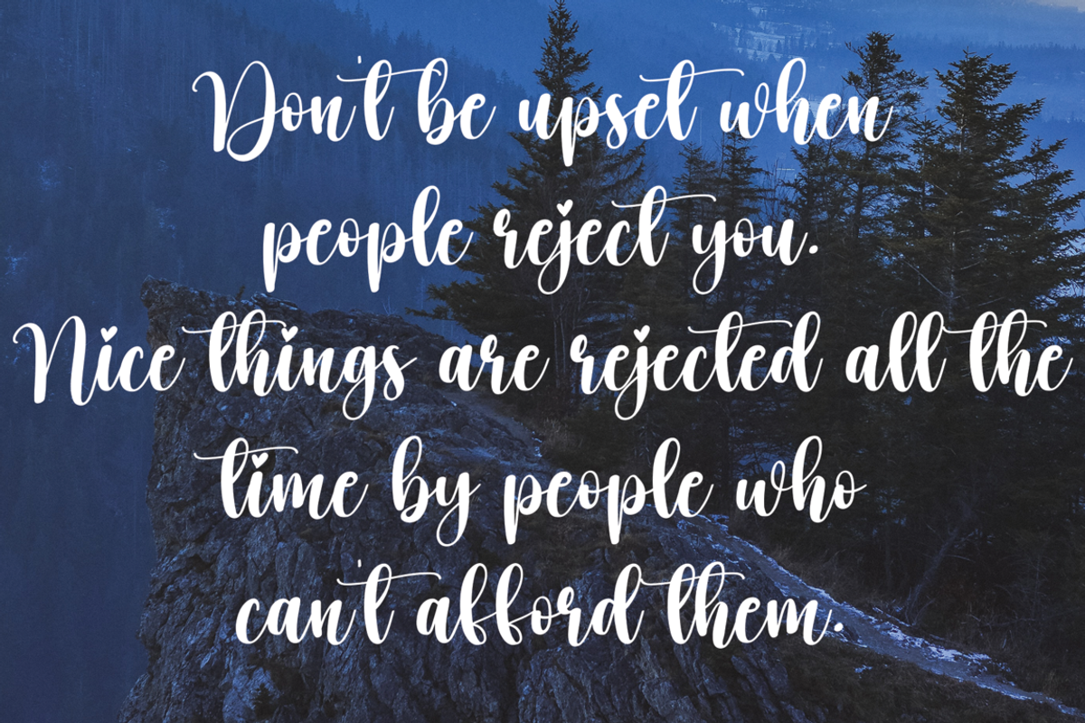 Clouds | Script Font, a Script Font by Scratchones (Photo 4 of 5)