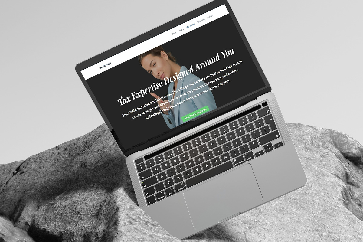 Bridgeway Tax Preparation Website, a WordPress Template by Templatelabsdesign (Photo 9 of 10)