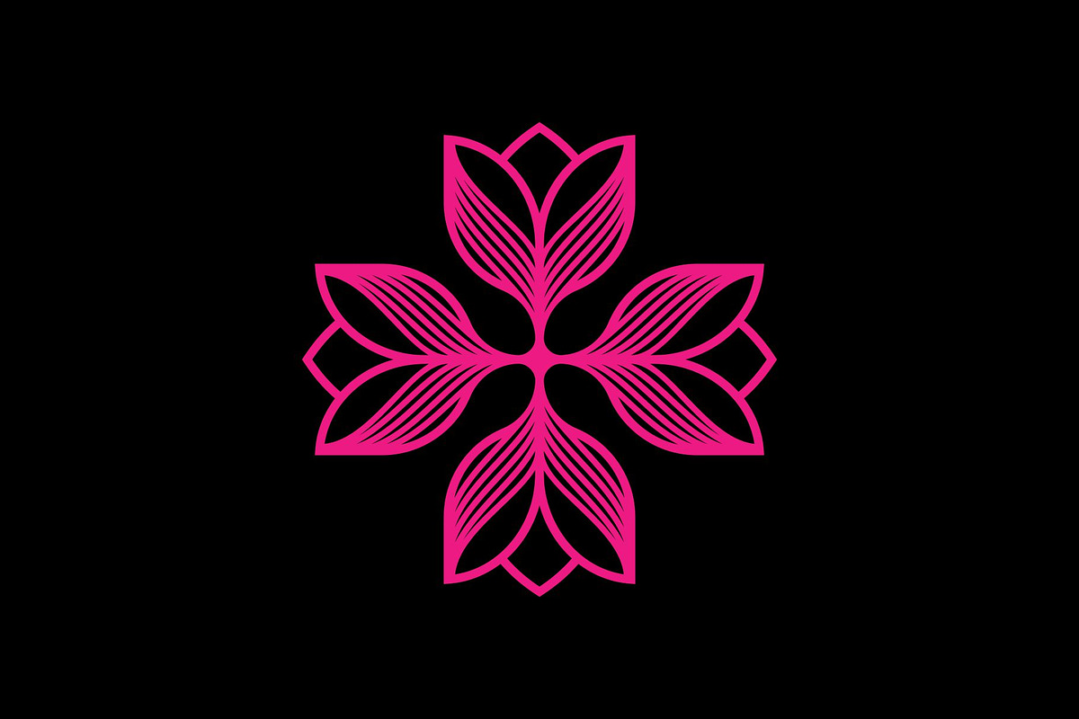 Roses Flower Emblem Line Art Logo, a Branding & Logo Template by Buqancreative (Photo 2 of 4)