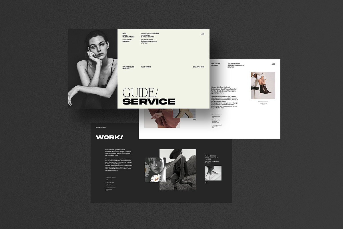 Services Guide Presentation Template, a Presentation Template by SlideStock (Photo 3 of 9)