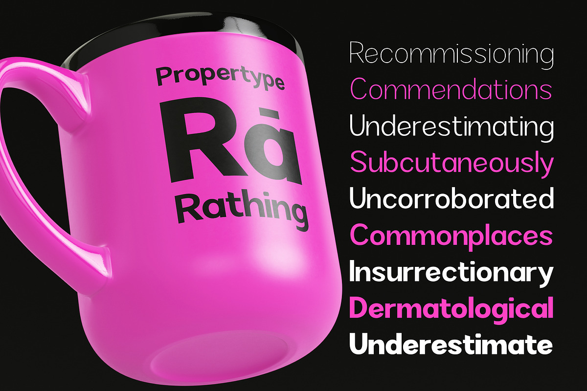 Rathing, a Sans Serif Font by Propertype (Photo 11 of 15)