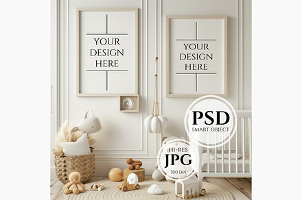 Frame Mockup, Wall Art Frame Mockup