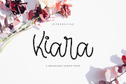 Kiara, a Script Font by edcreative (Thumbnail 1 of 6)