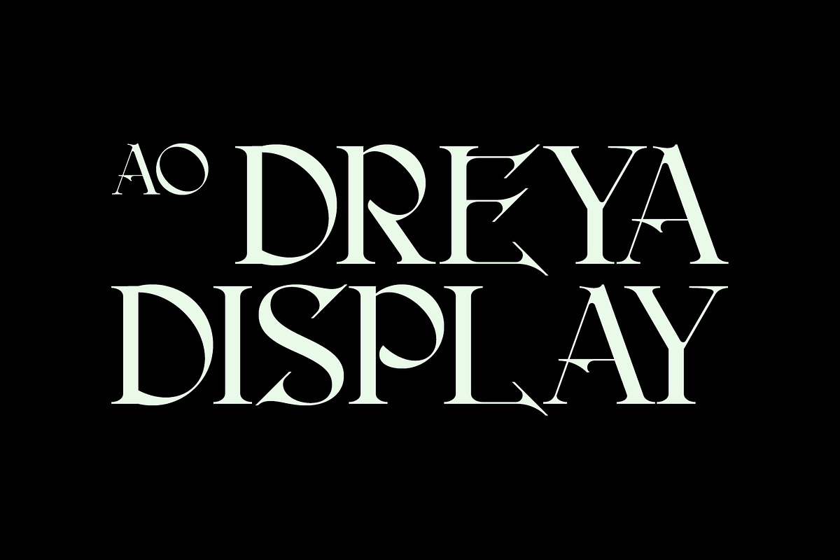 AO Dreya - Stylish Serif Font, a Serif Font by OwunStudio (Photo 1 of 15)
