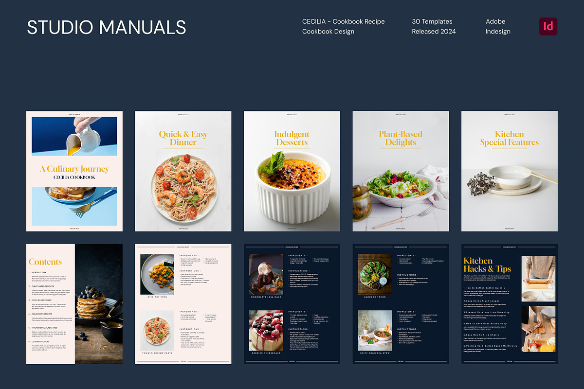 CECILIA - Cookbook Recipe, a Social Media Template by Studio Manuals (Photo 5 of 8)