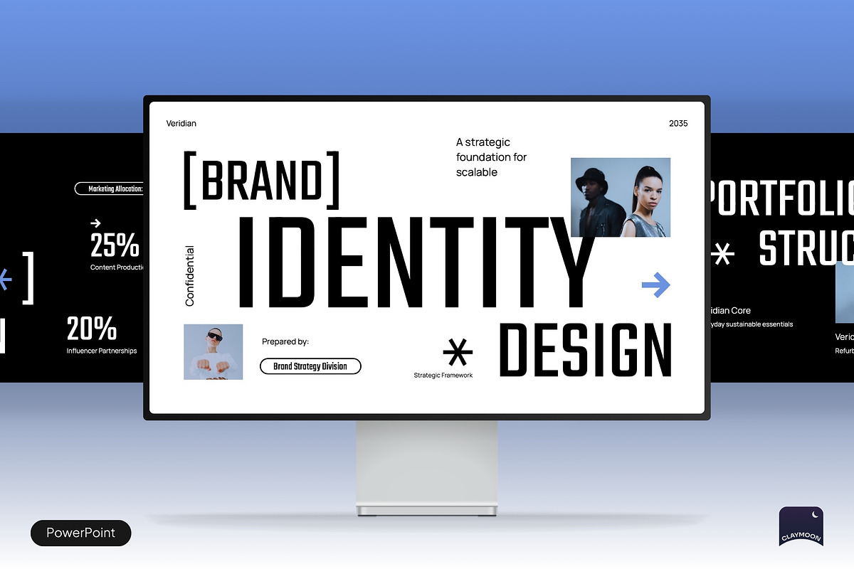 Bold Brand Identity Presentation, a Presentation Template by Claymoon Lab (Photo 2 of 7)