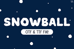Snowball | Handwritten font, a Handwritten Font by LivelyAutumn11.11