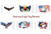 American Eagle Flag Patriotic, an Illustration by VetalStock (Thumbnail 1 of 3)
