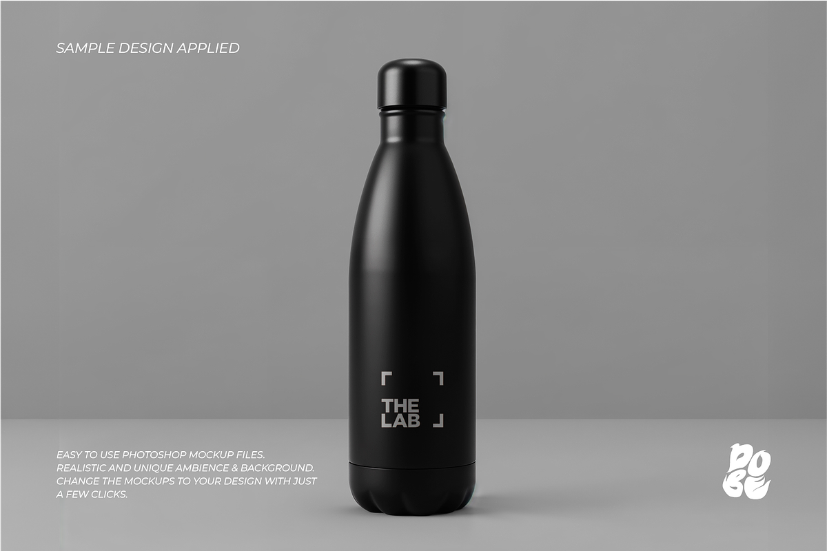 Black Tumbler Mockup Set, a Cups & Container Mockup by DOBE Studio (Photo 5 of 7)