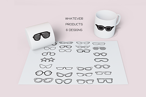 Glasses Doodles - Dingbats Font