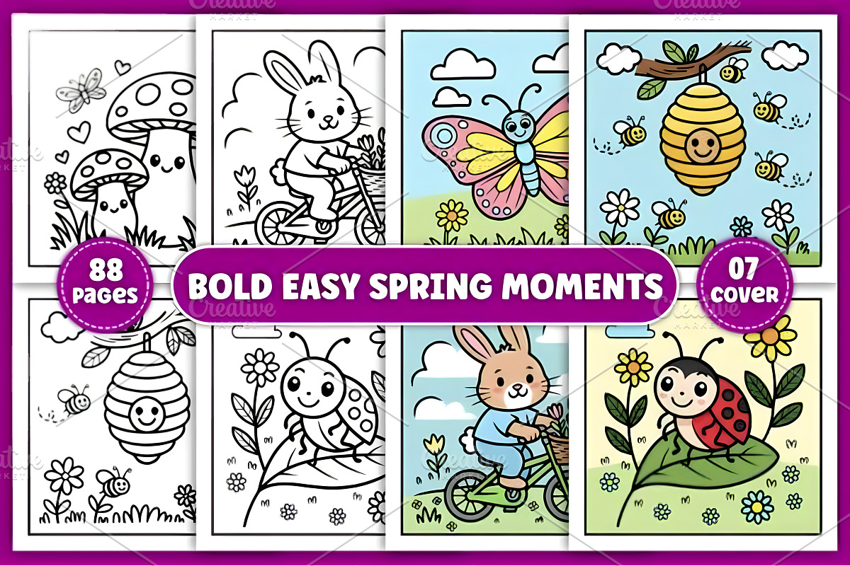 Bold Easy Spring Moments, a Decorative Illustration by Ink Gallery (Photo 1 of 4)