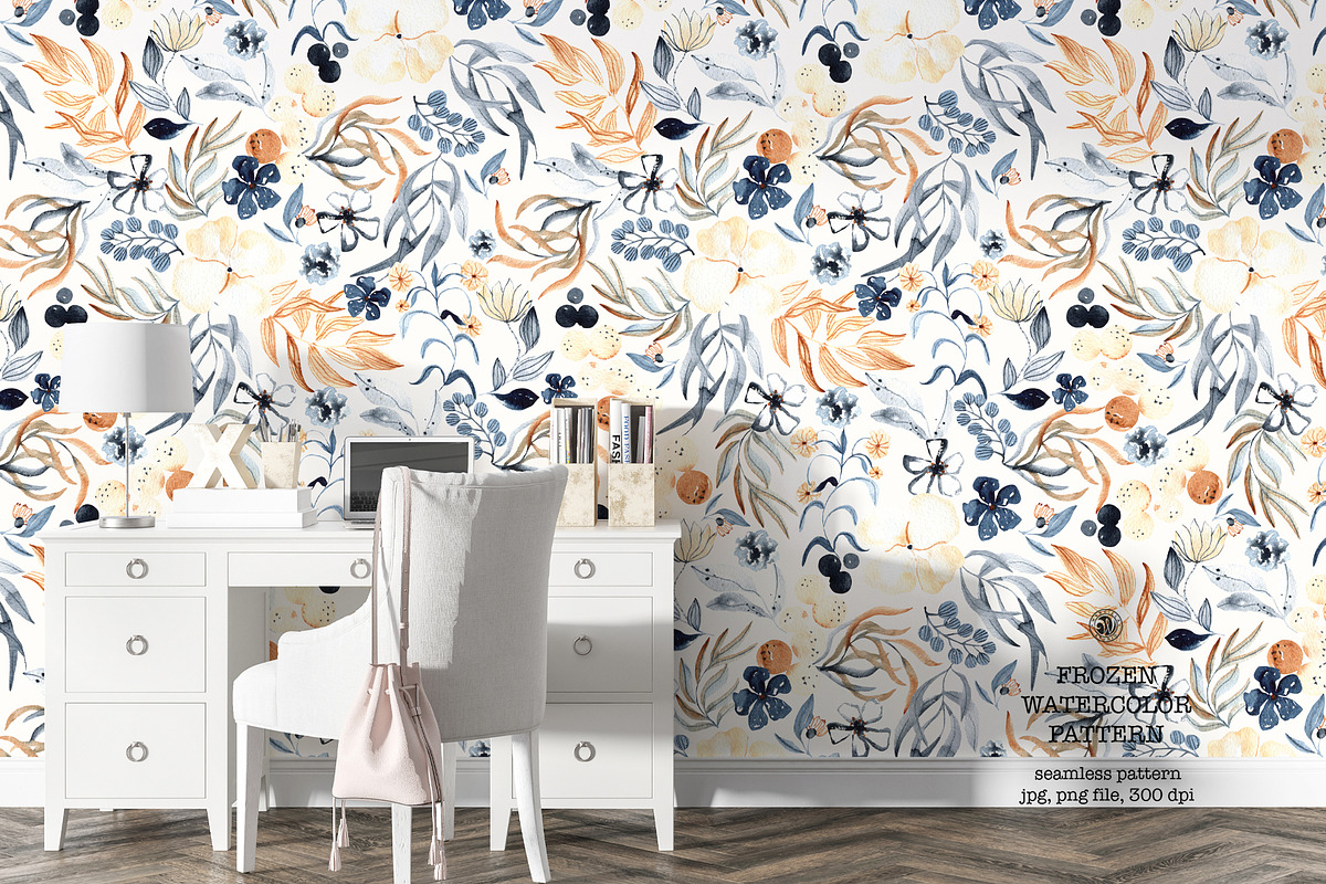 Frozen Colors Wallpaper, a Wallpaper Graphic by Webvilla Studio