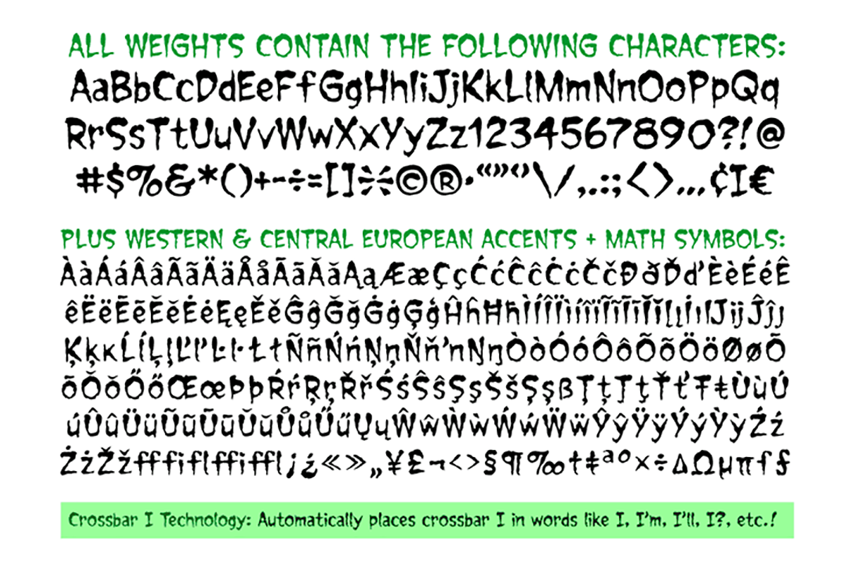 Forked Tongue, a Sans Serif Font by Comicraft Fonts (Photo 4 of 4)