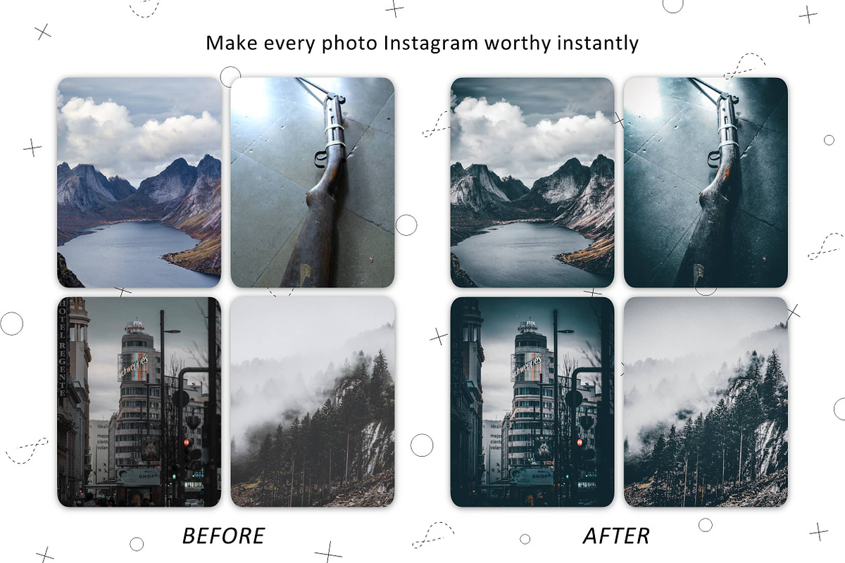 100 + Lightroom Mobile Preset DNG, a Preset Add-On by Uno Creative Studio (Photo 7 of 11)
