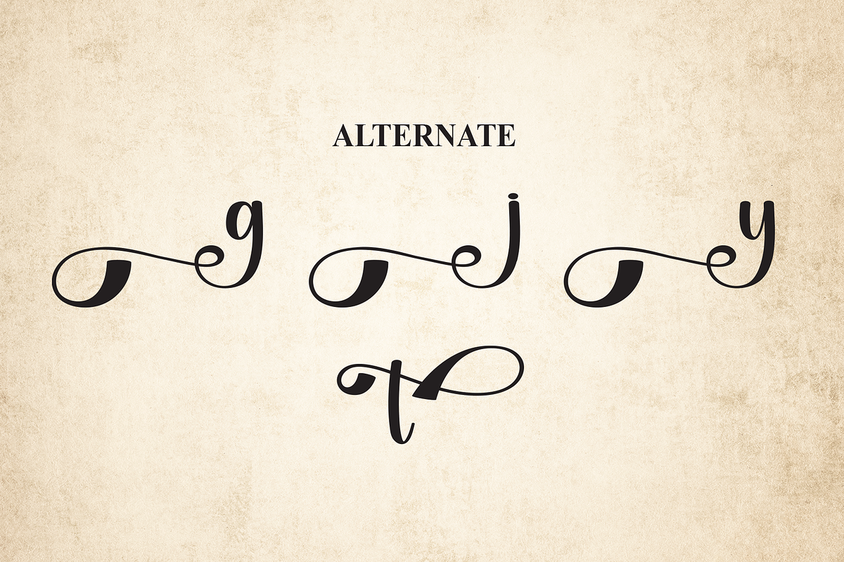 Vintage | Script Font, a Handwritten Font by Scratchones (Photo 8 of 9)