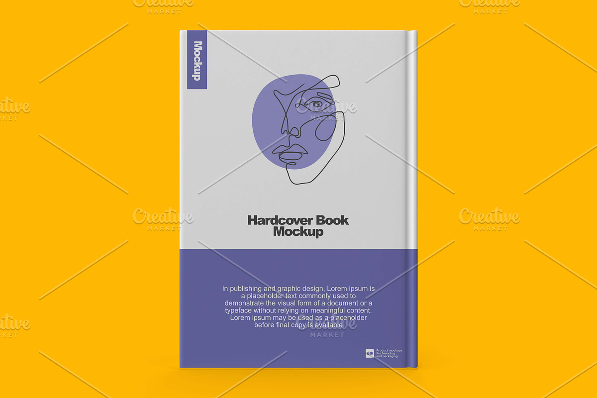 Slim Hardcover Book Mockup, a Books & Magazine Mockup by Aprndy85 (Photo 6 of 6)