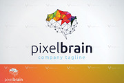 Pixel Brain Logo, a Branding & Logo Template by vectorlogo (Thumbnail 1 of 3)
