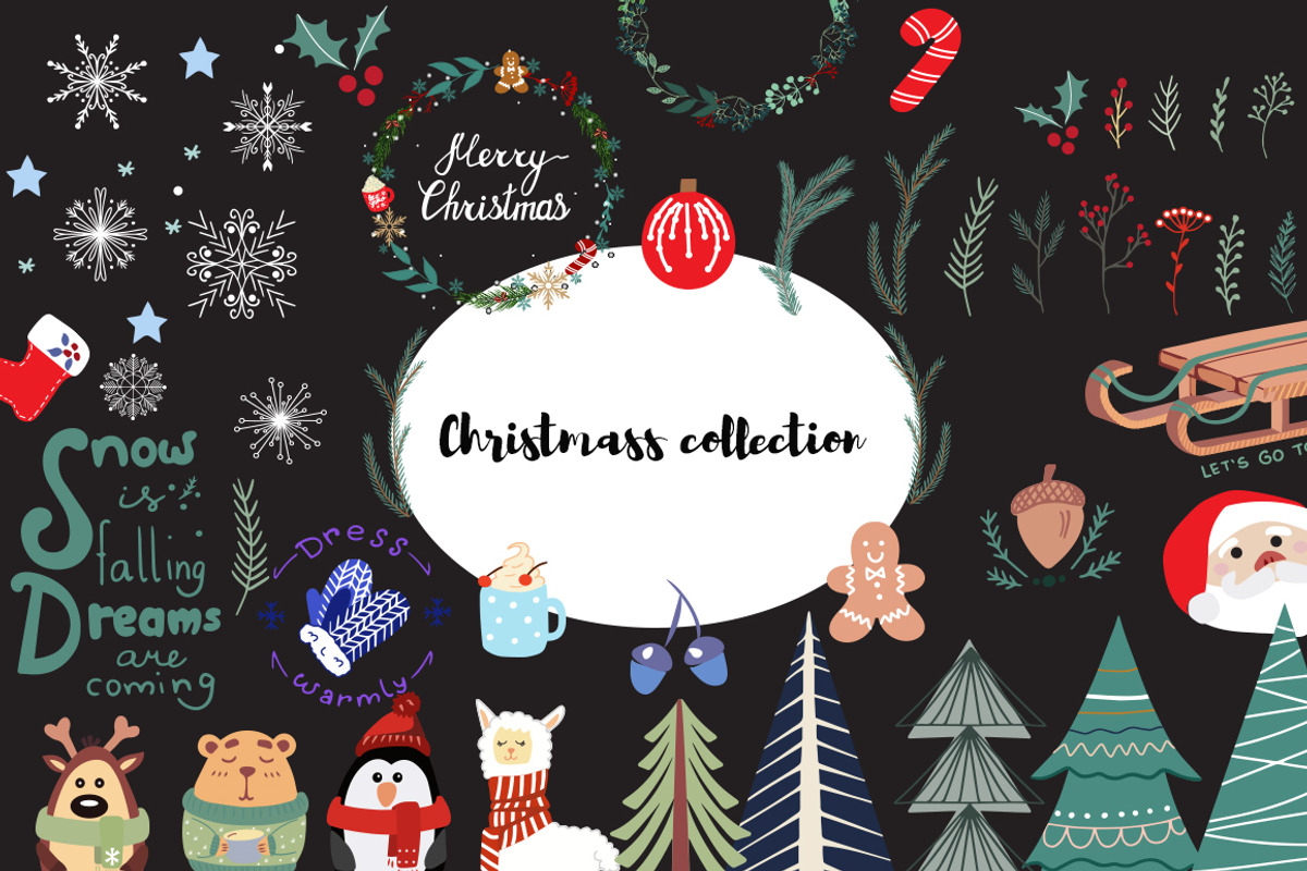 Big Christmas collection., an Object Graphic by Getalo Viktoriia (Photo 1 of 8)