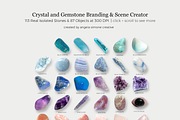 Crystal & Gemstone Mock Up Creator, a Product Mockup by angela simone creative (Thumbnail 4 of 10)