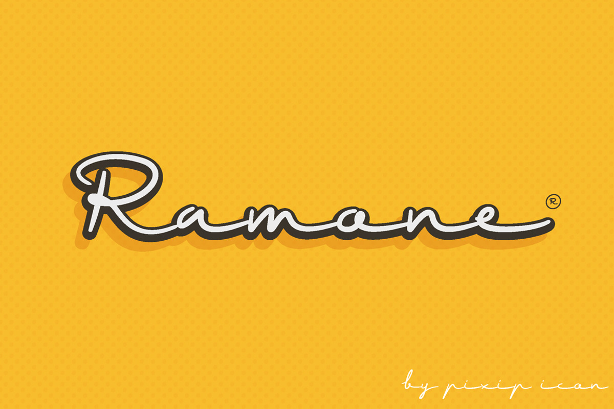 Ramone Script preview 2