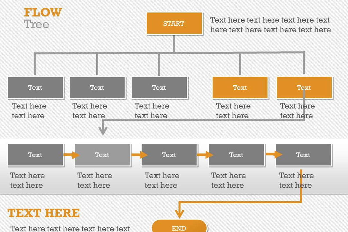 Flow Charts 1 PowerPoint Template, a Presentation Template by Yes Presentations (Photo 55 of 73)