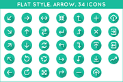 Arrow World - Flat, an Icon by Superusershop (Thumbnail 1 of 2)
