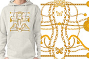Chain Prints, a Texture Graphic by Svetlana Kononova (Thumbnail 3 of 7)
