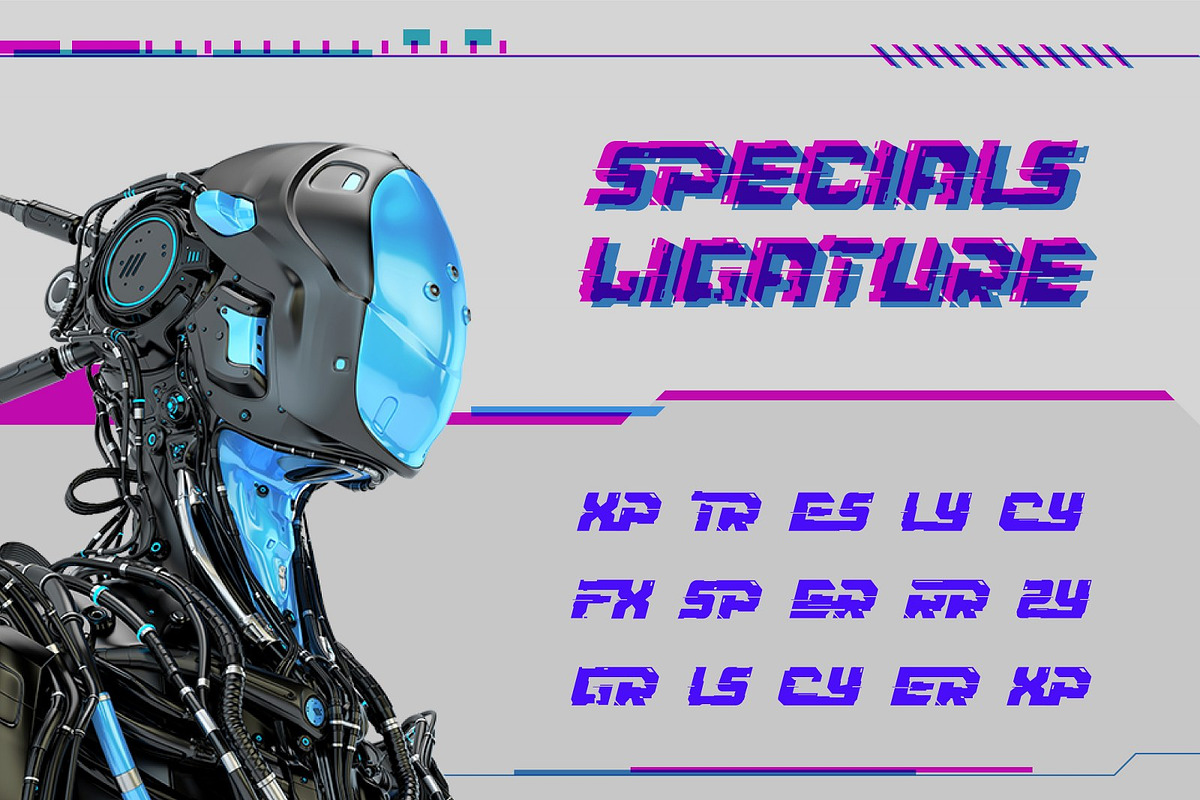 Cybergrose - Cyberpunk Display Font, a Sans Serif Font by Annora Studio (Photo 15 of 17)