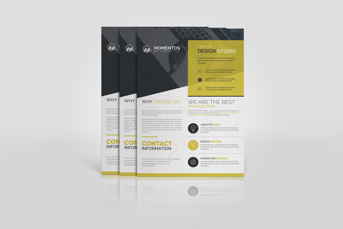 Corporate Flyer Template, a Flyer Template by Momentostudio (Photo 5 of 6)