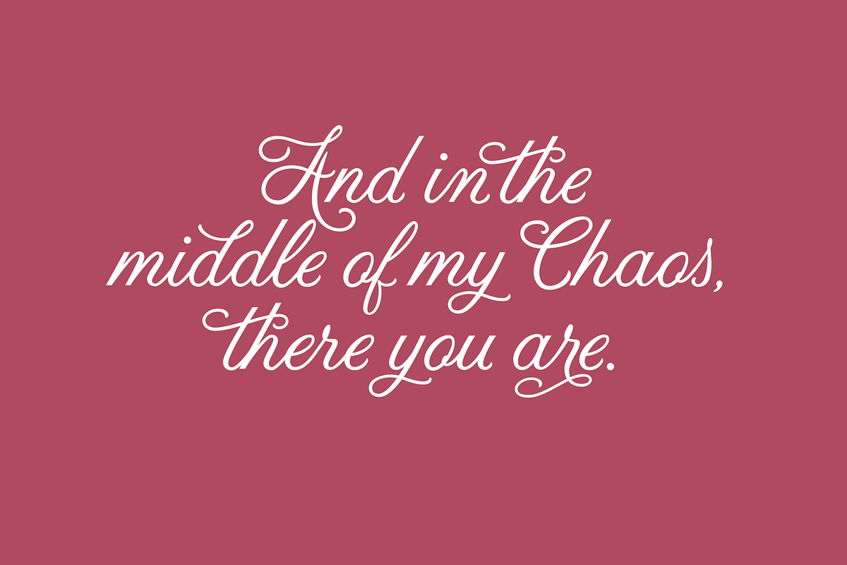 Lockhart- Romantic Script Font, a Script Font by Danielle Eneh (Photo 11 of 11)