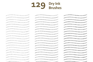 AI Dry Ink Handwriting Brushes