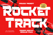 Rocket Track Modern Racing Font