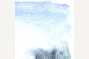 Watercolor Blue Texture Background