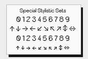 Bitend Geometric Edgy Y2K Pixel Font, a Sans Serif Font by Lettertype Studio (Thumbnail 8 of 15)