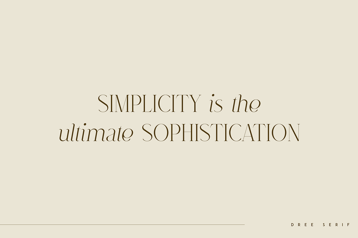 Dree serif typeface - 6 fonts, a Serif Font by Only Fonts (Photo 4 of 10)