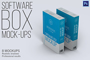 Software Box - 8 Mockups, a Packaging Mockup by Illusiongraphic (Thumbnail 1 of 12)