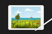 80 FOLIAGE BRUSHES FOR PROCREATE 5, a Brush Add-On by seamless team (Thumbnail 4 of 6)