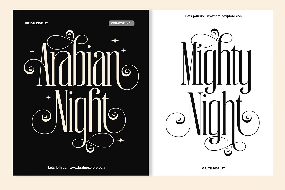 Autumn - Unique Display Serif, a Serif Font by Luna Shop (Photo 5 of 6)